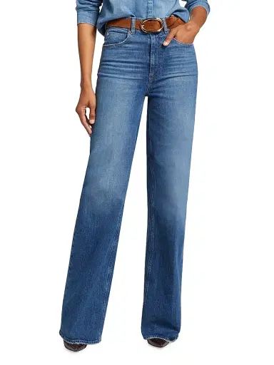 PAIGE Women's Sasha High-Rise Stretch Wide-Leg Jeans | Thumbnail 3 PAIGE Women's Sasha High-Rise Stretch Wide-Leg Jeans | Thumbnail 3
