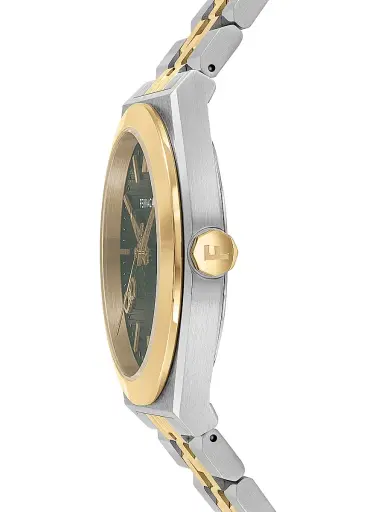 FERRAGAMO Men's Vega New Stainless Steel Bracelet Watch/40MM - Two Tone Green | Thumbnail 3 FERRAGAMO Men's Vega New Stainless Steel Bracelet Watch/40MM - Two Tone Green | Thumbnail 3