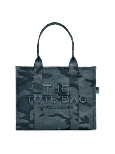 Marc Jacobs Women's The Camo Jacquard Large Tote Bag - Blue Camo | Thumbnail 1 Marc Jacobs Women's The Camo Jacquard Large Tote Bag - Blue Camo | Thumbnail 1