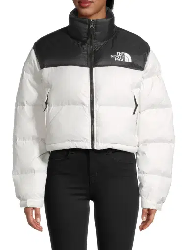 The North Face Women's Nuptse Cropped Down Puffer Jacket | Thumbnail 2 The North Face Women's Nuptse Cropped Down Puffer Jacket | Thumbnail 2