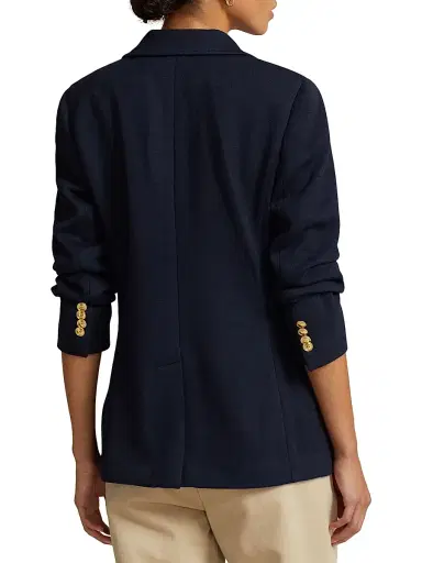 Polo Ralph Lauren Women's Double-Knit One-Button Blazer | Thumbnail 5 Polo Ralph Lauren Women's Double-Knit One-Button Blazer | Thumbnail 5