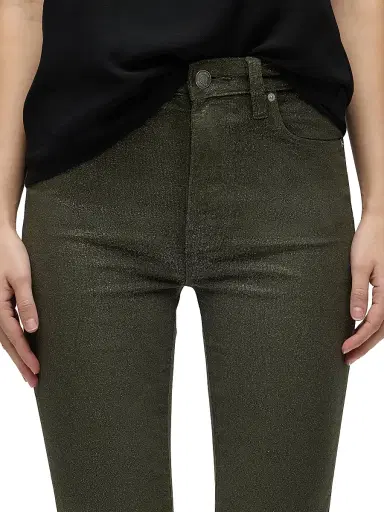 Hudson Jeans Women's Holly High-Rise Flared Jeans - Cypress Glitter | Thumbnail 7 Hudson Jeans Women's Holly High-Rise Flared Jeans - Cypress Glitter | Thumbnail 7
