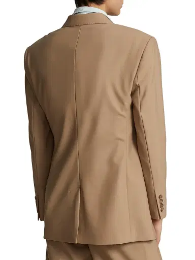 Polo Ralph Lauren Women's Wool Blend Blazer - Camel | Thumbnail 4 Polo Ralph Lauren Women's Wool Blend Blazer - Camel | Thumbnail 4