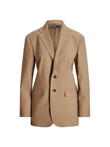 Polo Ralph Lauren Women's Wool Blend Blazer - Camel | Thumbnail 1 Polo Ralph Lauren Women's Wool Blend Blazer - Camel | Thumbnail 1