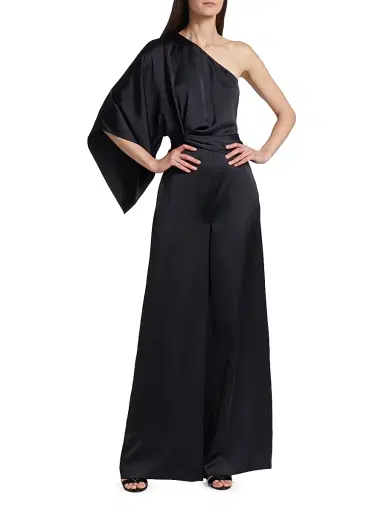 Ramy Brook Women's Simone One-Shoulder Jumpsuit | Thumbnail 2 Ramy Brook Women's Simone One-Shoulder Jumpsuit | Thumbnail 2