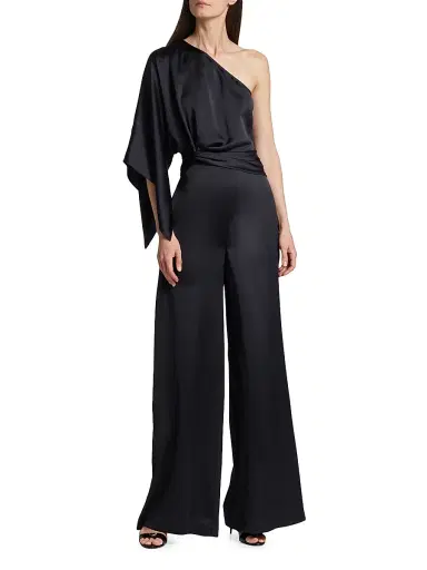 Ramy Brook Women's Simone One-Shoulder Jumpsuit | Thumbnail 3 Ramy Brook Women's Simone One-Shoulder Jumpsuit | Thumbnail 3