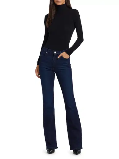 Hudson Jeans Women's Barbara Mid-Rise Stretch Flare Jeans | Thumbnail 2 Hudson Jeans Women's Barbara Mid-Rise Stretch Flare Jeans | Thumbnail 2