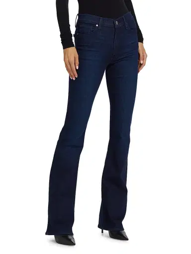 Hudson Jeans Women's Barbara Mid-Rise Stretch Flare Jeans | Thumbnail 4 Hudson Jeans Women's Barbara Mid-Rise Stretch Flare Jeans | Thumbnail 4