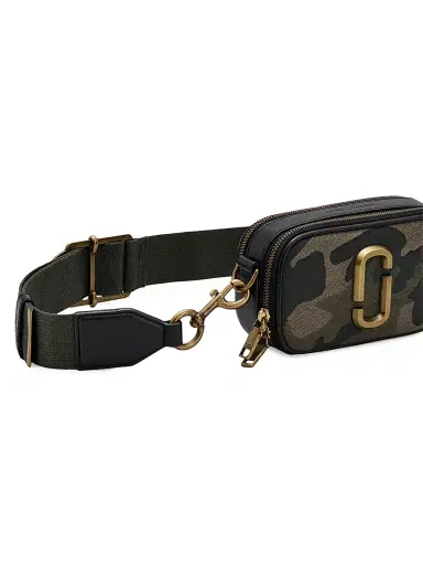 Marc Jacobs Women's The Camo Jacquard Snapshot Crossbody Bag - Camo | Thumbnail 7 Marc Jacobs Women's The Camo Jacquard Snapshot Crossbody Bag - Camo | Thumbnail 7