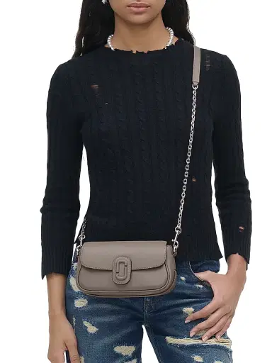 Marc Jacobs Women's The Clover Shoulder Bag - Cloud White | Thumbnail 3 Marc Jacobs Women's The Clover Shoulder Bag - Cloud White | Thumbnail 3