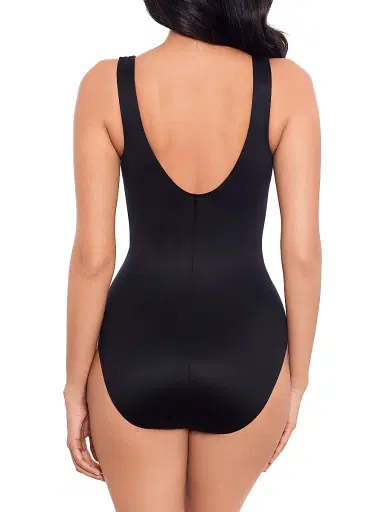 Miraclesuit Swim Women's Selenite Brio One-Piece Swimsuit - Black White | Thumbnail 4 Miraclesuit Swim Women's Selenite Brio One-Piece Swimsuit - Black White | Thumbnail 4