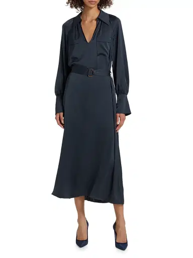 Ramy Brook Women's Cecilia Belted Cocktail Dress - Navy | Thumbnail 3 Ramy Brook Women's Cecilia Belted Cocktail Dress - Navy | Thumbnail 3