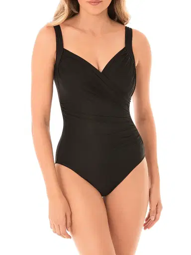 Miraclesuit Swim Women's Must Haves Sanibel One-Piece Swimsuit - Black | Thumbnail 2 Miraclesuit Swim Women's Must Haves Sanibel One-Piece Swimsuit - Black | Thumbnail 2