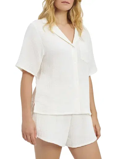 UGG Women's Vivienne Cotton Gauze Shirt | Thumbnail 3 UGG Women's Vivienne Cotton Gauze Shirt | Thumbnail 3
