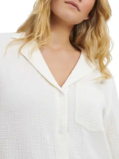 UGG Women's Vivienne Cotton Gauze Shirt | Thumbnail 5 UGG Women's Vivienne Cotton Gauze Shirt | Thumbnail 5