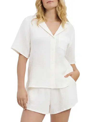 UGG Women's Vivienne Cotton Gauze Shirt | Thumbnail 1 UGG Women's Vivienne Cotton Gauze Shirt | Thumbnail 1