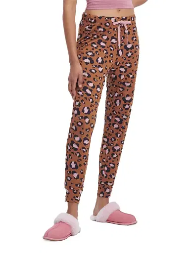 UGG Women's Ecovero Jersey Printed Pajama Set - Cedar Bark Leopard - Size XS | Thumbnail 4 UGG Women's Ecovero Jersey Printed Pajama Set - Cedar Bark Leopard - Size XS | Thumbnail 4