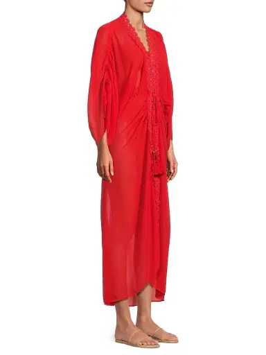 Ramy Brook Women's Raelynn Maxi Dress - Flame | Thumbnail 4 Ramy Brook Women's Raelynn Maxi Dress - Flame | Thumbnail 4