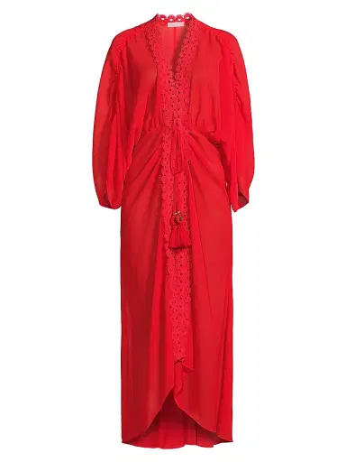 Ramy Brook Women's Raelynn Maxi Dress - Flame | Thumbnail 1 Ramy Brook Women's Raelynn Maxi Dress - Flame | Thumbnail 1