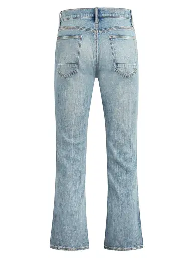 Hudson Jeans Men's Walker Distressed Stretch Flare Jeans - Resort | Thumbnail 3 Hudson Jeans Men's Walker Distressed Stretch Flare Jeans - Resort | Thumbnail 3