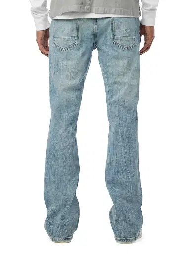 Hudson Jeans Men's Walker Distressed Stretch Flare Jeans - Resort | Thumbnail 6 Hudson Jeans Men's Walker Distressed Stretch Flare Jeans - Resort | Thumbnail 6