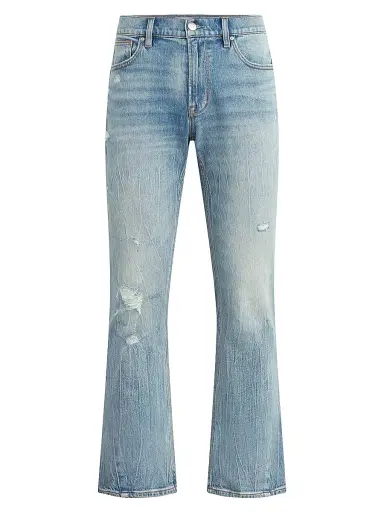 Hudson Jeans Men's Walker Distressed Stretch Flare Jeans - Resort - Size 38 | Thumbnail 1 Hudson Jeans Men's Walker Distressed Stretch Flare Jeans - Resort - Size 38 | Thumbnail 1