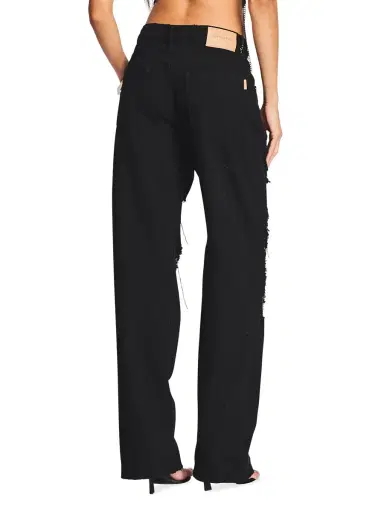 Retrofête Women's Marlowe Jeans - Raven Black | Thumbnail 3 Retrofête Women's Marlowe Jeans - Raven Black | Thumbnail 3