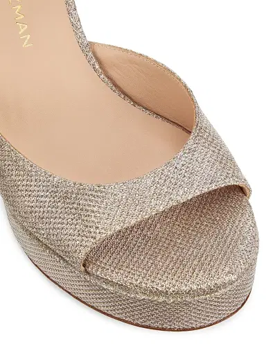 Stuart Weitzman Women's Dayna II 100MM Platform Sandals - Poudre | Thumbnail 5 Stuart Weitzman Women's Dayna II 100MM Platform Sandals - Poudre | Thumbnail 5