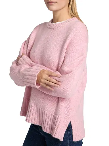 Guest in Residence Women's Cozy Crew Cashmere Sweater - Daybreak | Thumbnail 6 Guest in Residence Women's Cozy Crew Cashmere Sweater - Daybreak | Thumbnail 6