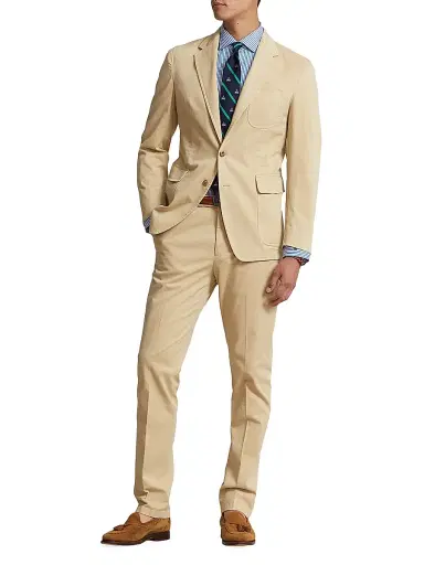 Polo Ralph Lauren Men's Flat-Front Chino Trousers | Thumbnail 2 Polo Ralph Lauren Men's Flat-Front Chino Trousers | Thumbnail 2