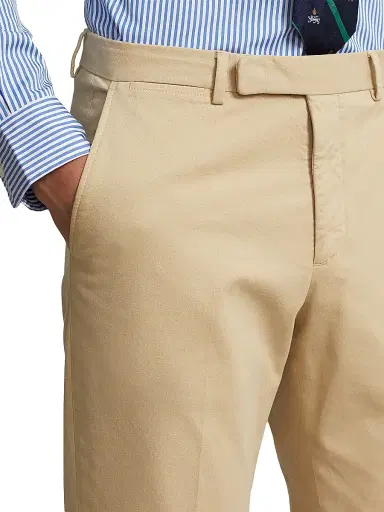 Polo Ralph Lauren Men's Flat-Front Chino Trousers | Thumbnail 5 Polo Ralph Lauren Men's Flat-Front Chino Trousers | Thumbnail 5