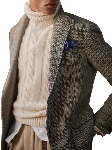 Polo Ralph Lauren Men's Cable-Knit Wool-Cashmere Turtleneck Sweater | Thumbnail 8 Polo Ralph Lauren Men's Cable-Knit Wool-Cashmere Turtleneck Sweater | Thumbnail 8