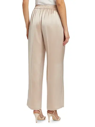 Elie Tahari Women's Ashlynn Satin Cropped Wide-Leg Pants | Thumbnail 5 Elie Tahari Women's Ashlynn Satin Cropped Wide-Leg Pants | Thumbnail 5