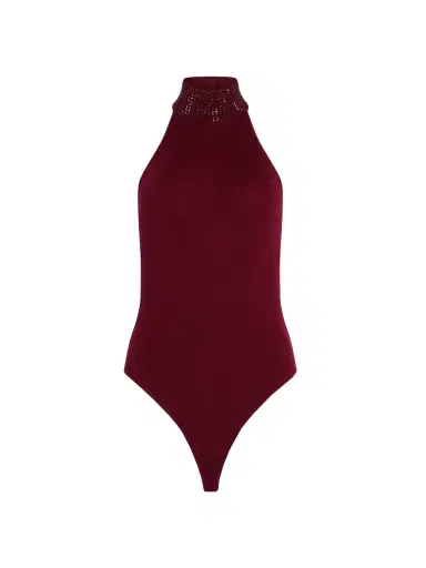 Retrofête Women's Maci Bodysuit - Port | Thumbnail 6 Retrofête Women's Maci Bodysuit - Port | Thumbnail 6