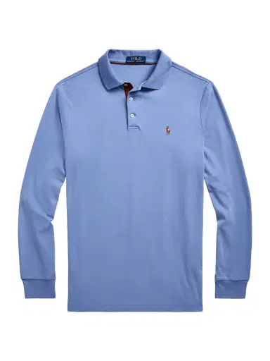 Polo Ralph Lauren Men's Cotton Interlock Long-Sleeve Polo Shirt | Thumbnail 6 Polo Ralph Lauren Men's Cotton Interlock Long-Sleeve Polo Shirt | Thumbnail 6