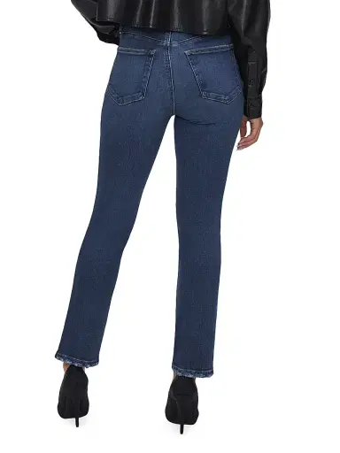 Good American Women's Good Legs Straight Jeans - Indigo | Thumbnail 5 Good American Women's Good Legs Straight Jeans - Indigo | Thumbnail 5