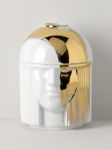 Ginori 1735 White Gold L'Amazzone Porcelain Diffuser Holder - White Gold | Thumbnail 5 Ginori 1735 White Gold L'Amazzone Porcelain Diffuser Holder - White Gold | Thumbnail 5