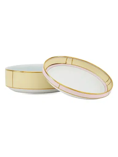 Ginori 1735 Diva Colonna Tureen Porcelain Salad Bowl - Diva Giall | Thumbnail 2 Ginori 1735 Diva Colonna Tureen Porcelain Salad Bowl - Diva Giall | Thumbnail 2