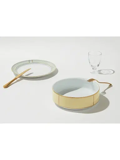 Ginori 1735 Diva Colonna Tureen Porcelain Salad Bowl - Diva Giall | Thumbnail 5 Ginori 1735 Diva Colonna Tureen Porcelain Salad Bowl - Diva Giall | Thumbnail 5