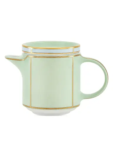 Ginori 1735 Diva Colonna Coffee Pot with Cover - Diva Celes | Thumbnail 1 Ginori 1735 Diva Colonna Coffee Pot with Cover - Diva Celes | Thumbnail 1