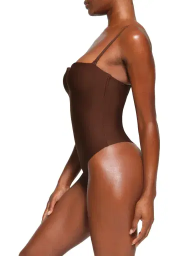 SKIMS Women's Skims Body Underwire Thong Bodysuit - Cocoa | Thumbnail 3 SKIMS Women's Skims Body Underwire Thong Bodysuit - Cocoa | Thumbnail 3