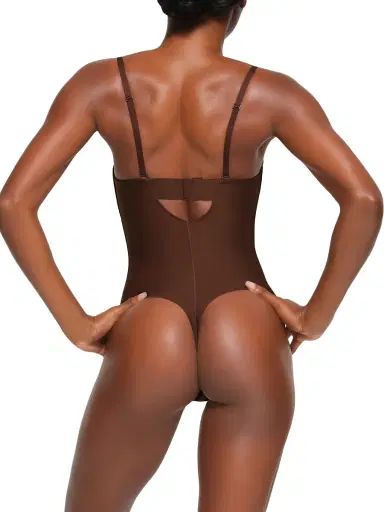 SKIMS Women's Skims Body Underwire Thong Bodysuit - Cocoa | Thumbnail 4 SKIMS Women's Skims Body Underwire Thong Bodysuit - Cocoa | Thumbnail 4