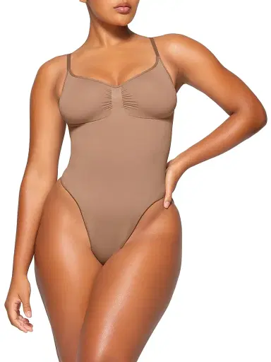 Skims Women's Seamless Sculpt Thong Bodysuit - Sienna - Size XL | Thumbnail 2 Skims Women's Seamless Sculpt Thong Bodysuit - Sienna - Size XL | Thumbnail 2