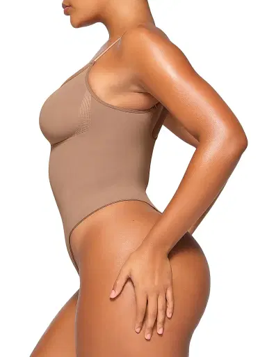 Skims Women's Seamless Sculpt Thong Bodysuit - Sienna - Size XL | Thumbnail 3 Skims Women's Seamless Sculpt Thong Bodysuit - Sienna - Size XL | Thumbnail 3