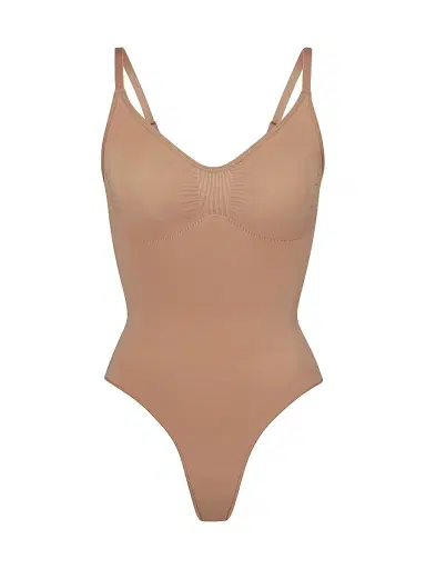 Skims Women's Seamless Sculpt Thong Bodysuit - Sienna - Size XL | Thumbnail 1 Skims Women's Seamless Sculpt Thong Bodysuit - Sienna - Size XL | Thumbnail 1