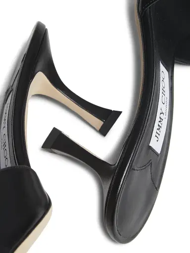 Jimmy Choo Women's Skye Leather Sandals - Black | Thumbnail 6 Jimmy Choo Women's Skye Leather Sandals - Black | Thumbnail 6
