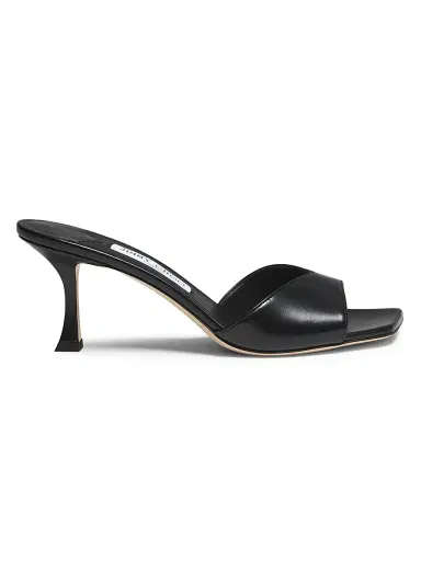 Jimmy Choo Women's Skye Leather Sandals - Black | Thumbnail 1 Jimmy Choo Women's Skye Leather Sandals - Black | Thumbnail 1