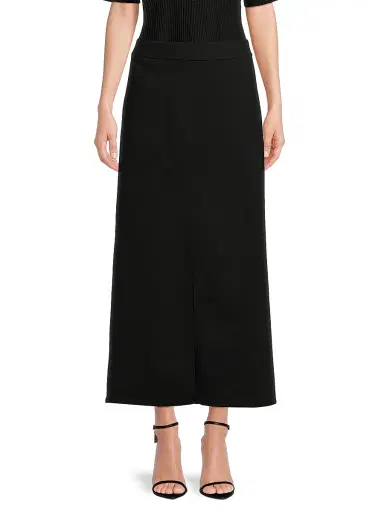 Eileen Fisher Women's Knit Maxi Skirt - Black | Thumbnail 3 Eileen Fisher Women's Knit Maxi Skirt - Black | Thumbnail 3