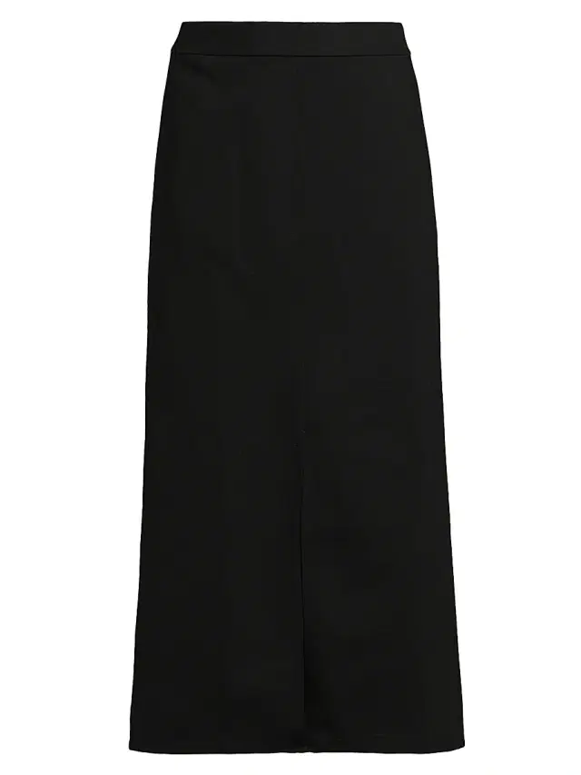 Women's Knit Maxi Skirt - Black Women's Knit Maxi Skirt - Black