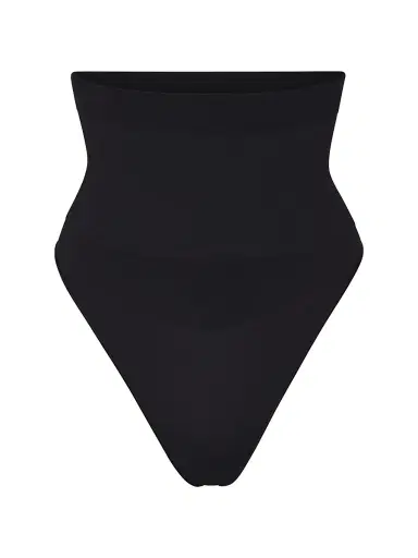 SKIMS Women's Core Control Thong - Onyx | Thumbnail 1 SKIMS Women's Core Control Thong - Onyx | Thumbnail 1